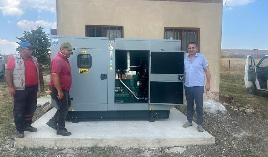 Su Kuyularına Yeni Jeneratör Desteği