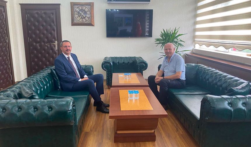 Kıbrıs Gazisi Öncü'den Kaymakam Özderin'e Ziyaret