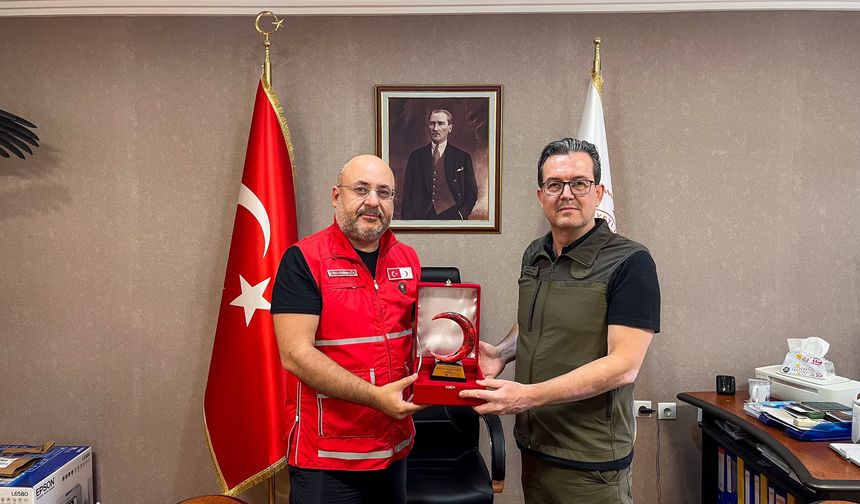 Kızılay'dan Milli Parklar Müdürü Kamay'a Ziyaret