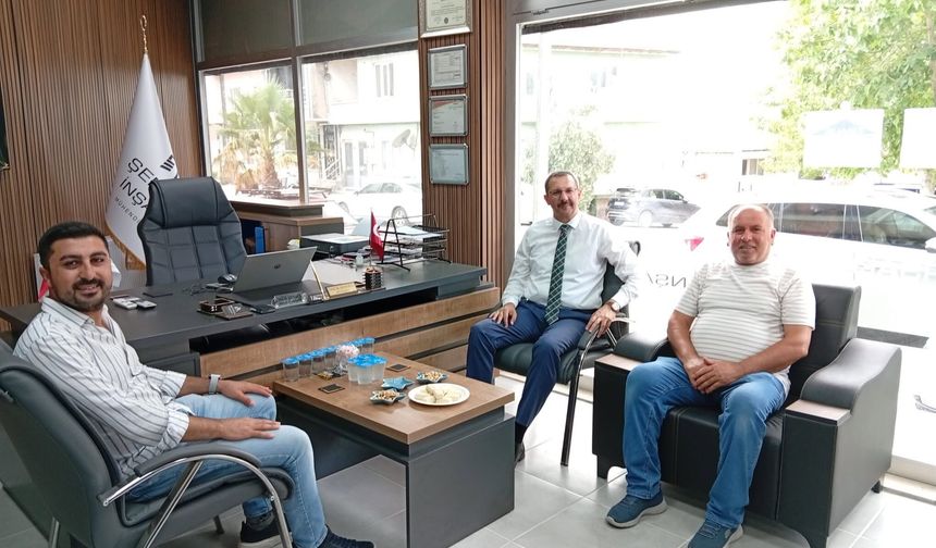 Kaymakam Özderin'den Şengül İnşaat'a Ziyaret