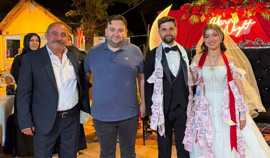 Başkan Gün, Buket ve İbrahim’in Düğününe Katıldı