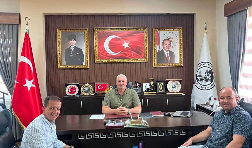 AK Parti Heyetinden Pehlivanköy Belediyesine Ziyaret