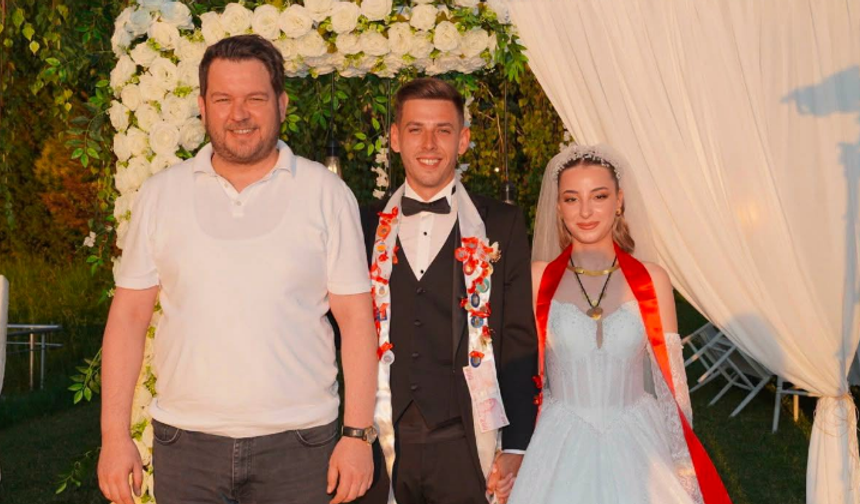 Başkan Talay Ceren ve Arda’nın Düğününe Katıldı