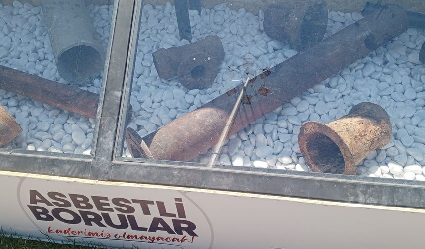 Asbestli Borular Meydana Taşındı