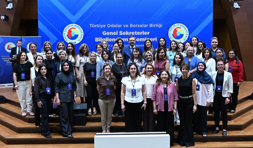 Kırklareli TSO Genel Sekreteri Çelik, TOBB Seminerine Katıldı
