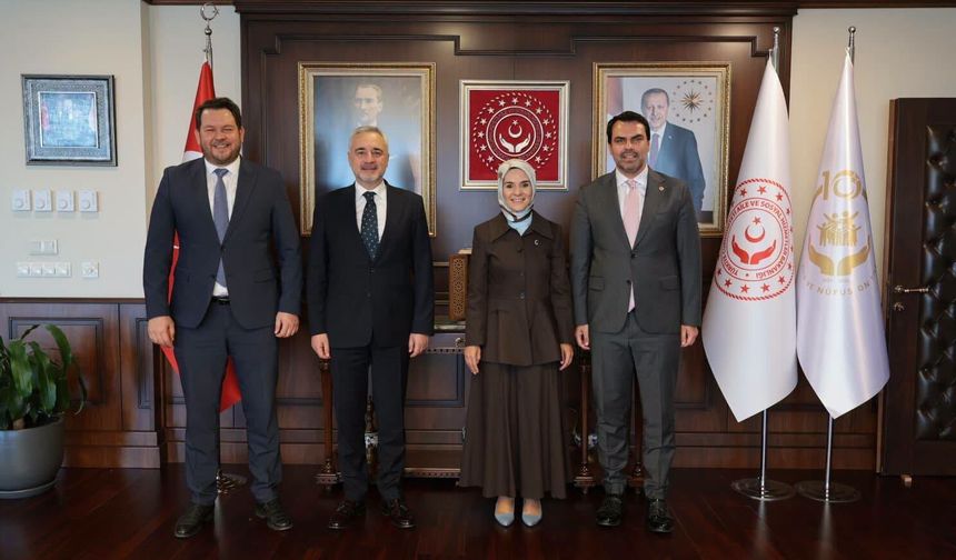Pınarhisar’ın Sosyal Projeleri Bakan Göktaş’a Sunuldu