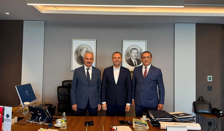 Başkan Bulut'tan İLBANK'a Altyapı Ziyareti