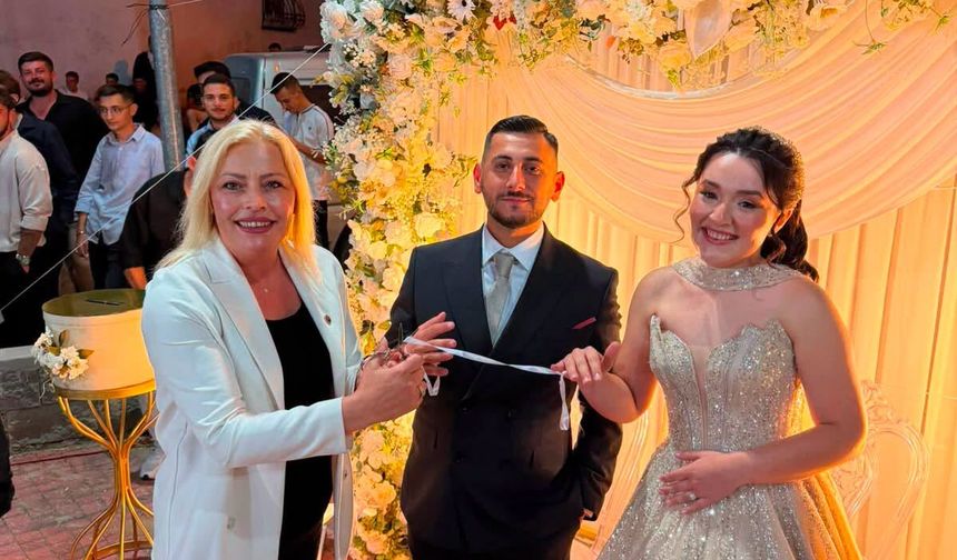 Başkan Çevikbaş, Aylin ve Yusuf’un Nişanına Katıldı