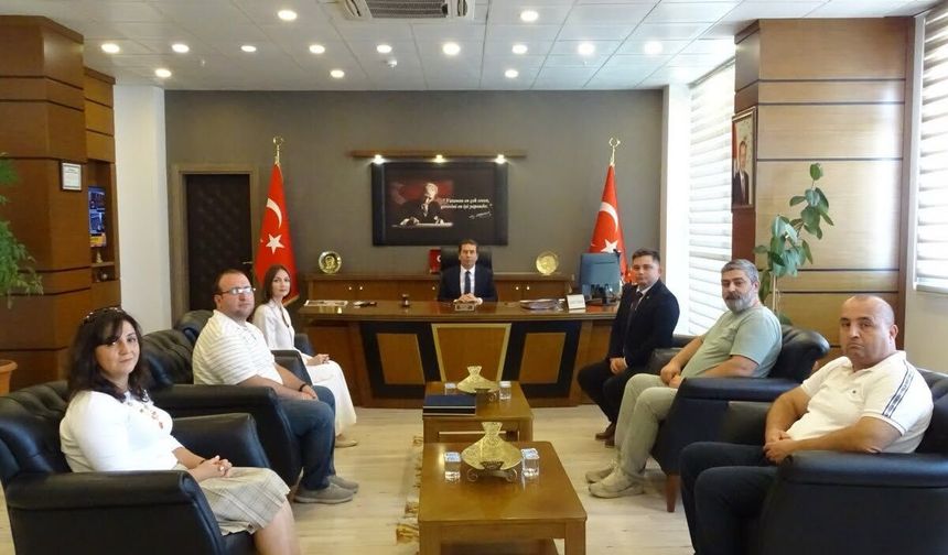Kent Konseyinden Kaymakam Işık'a Ziyaret