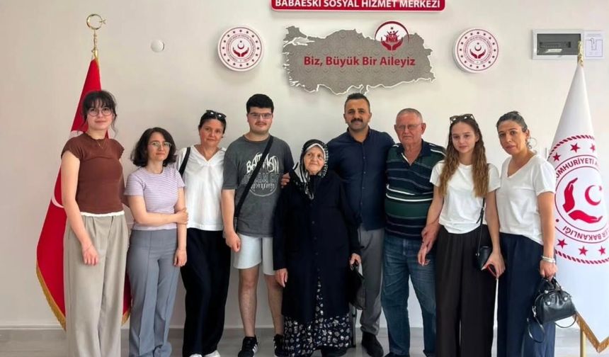 Şehit Ailesinden Babaeski Sosyal Hizmet Merkezi'ne Ziyaret