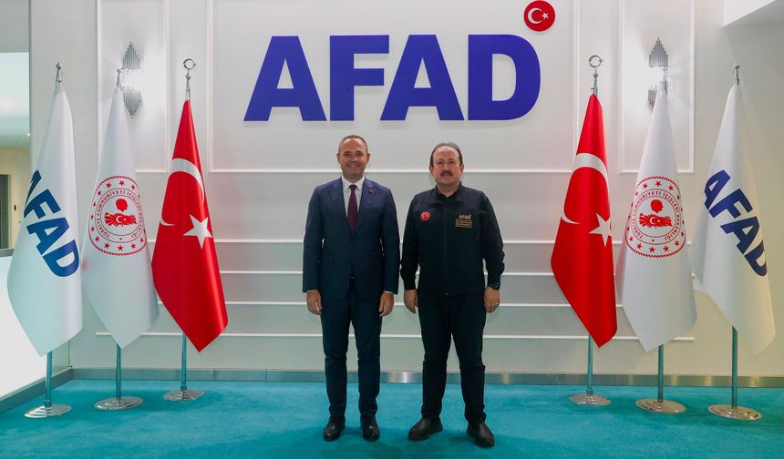 Başkan Bulut'tan AFAD Başkanı Pehlivan'a Ziyaret