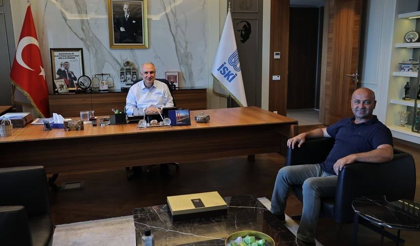 Başkan İn’den İSKİ Genel Müdürü Başa’ya Ziyaret