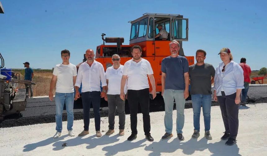 Pınarhisar’da Kil Ocağı Yolu Asfaltlanıyor