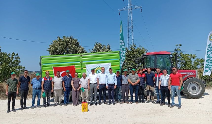 Pınarhisar’da Sezonun İlk Ayçiçeği Hasadı Yapıldı