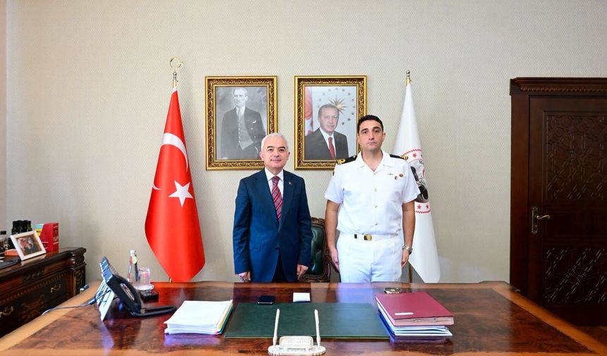 Vali Turan, Demirköy Sahil Güvenlik Karakol Komutanını Kabul Etti