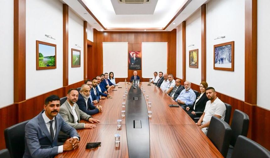 Vali Turan, Roman Dernekleri Temsilcilerini Kabul Etti