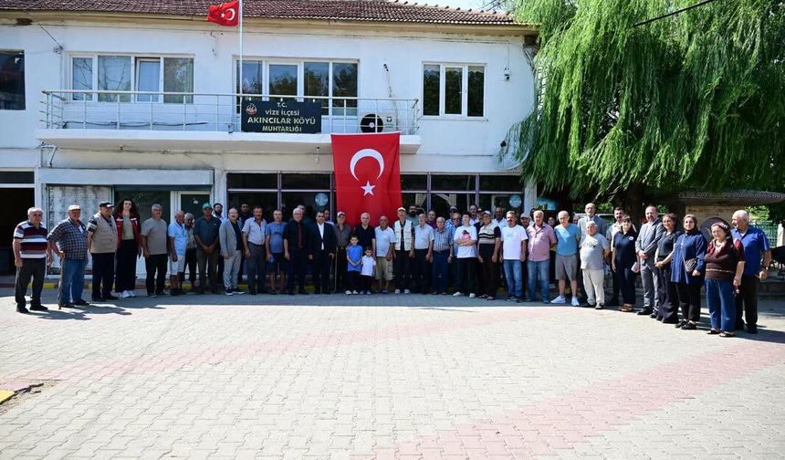 Vali Turan, Akıncılar Köyü’nde Vatandaşlarla Buluştu