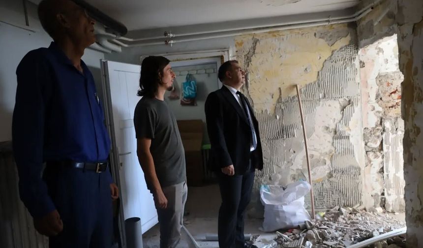 Kaymakam Balaban, Okullardaki Onarım Çalışmalarını İnceledi