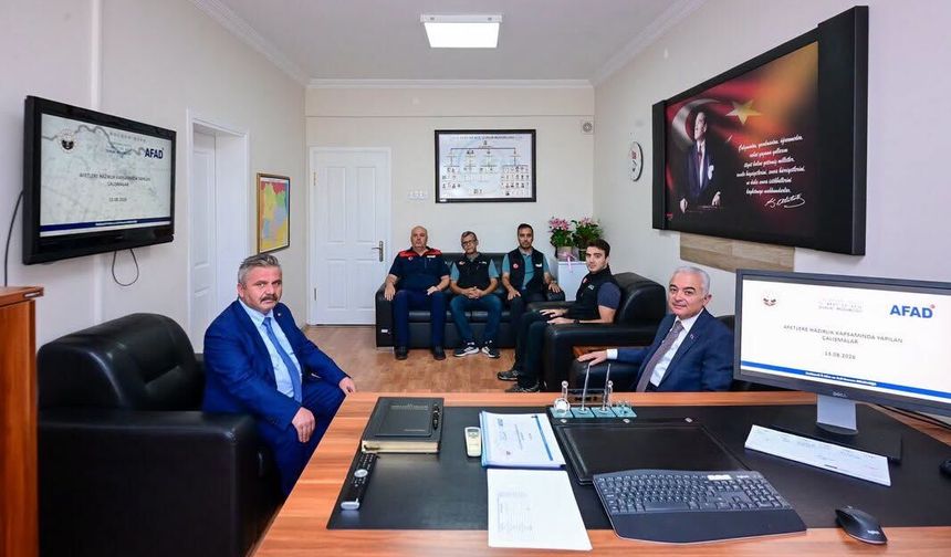Vali Turan’dan AFAD Müdürlüğüne Ziyaret