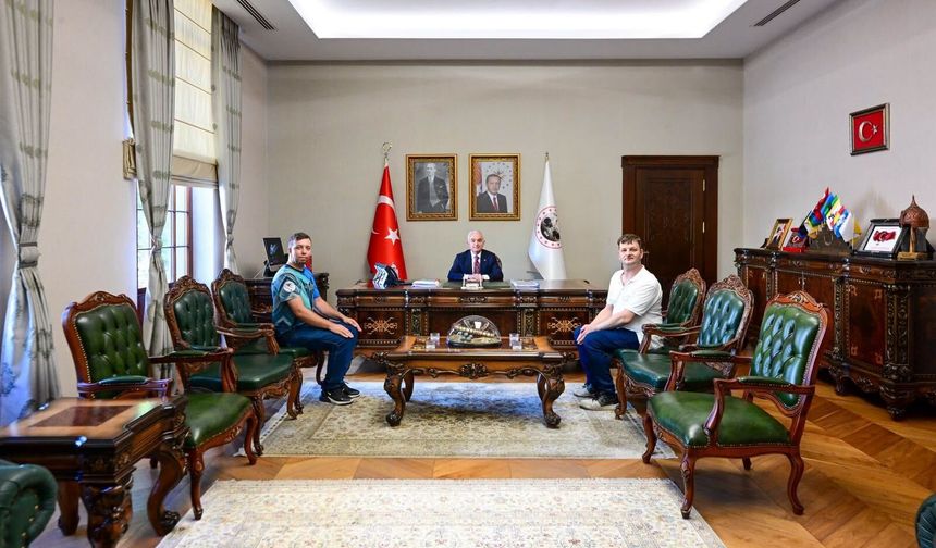 Vali Turan, Babaeski’den Gelen Konukları Ağırladı
