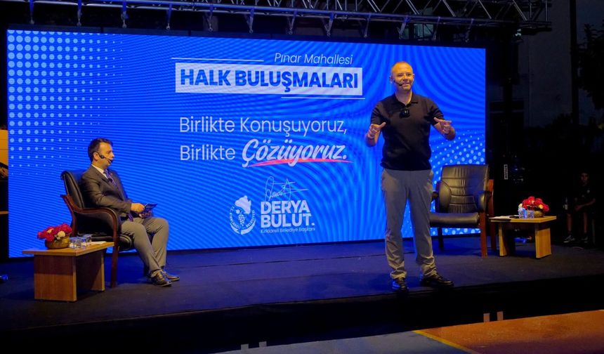 Başkan Bulut, Pınar Mahallesi’nde Vatandaşlarla Buluştu