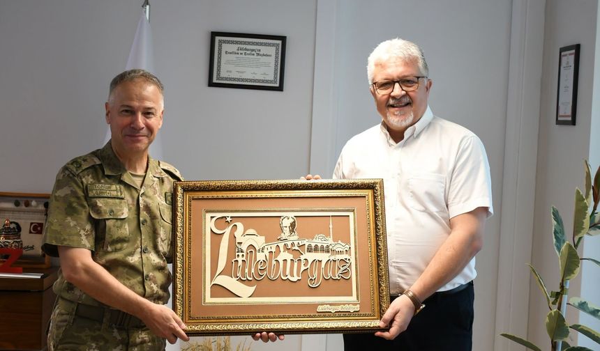 Tuğgeneral Torun’dan Başkan Gerenli’ye Veda Ziyareti