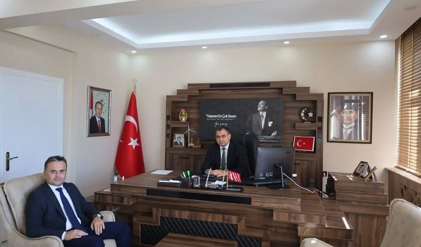 Kaymakam Balaban, Çınar’ı Makamında Ağırladı