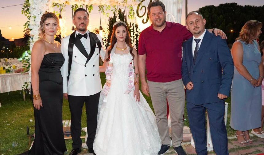 Başkan Talay, Kardelen ve Gökay’ın Düğününe Katıldı