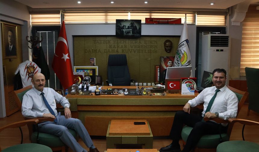Müdür Altınöz’den Babaeski Belediyesi’ne Ziyaret