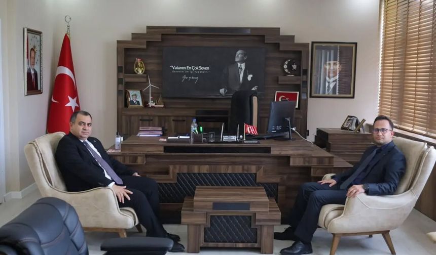 Vize Kaymakamı Balaban’a Kontrolör Şimşek’ten Ziyaret