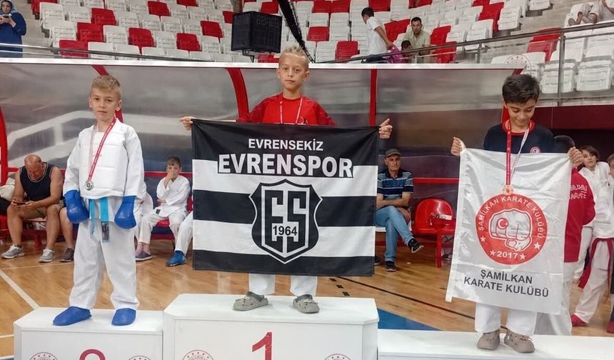 Minik Sporcu Barlas, Kırklareli Birincisi Oldu
