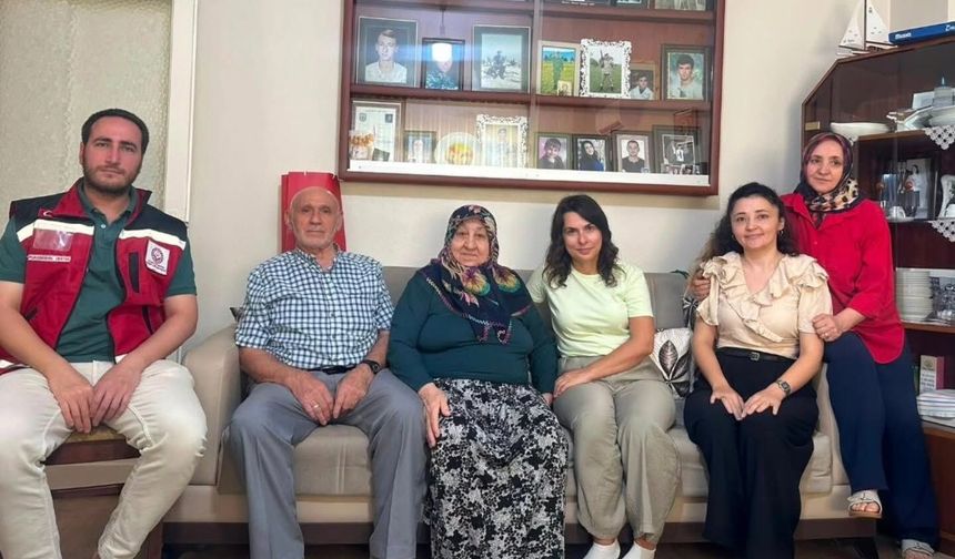 Lüleburgaz’da Şehit Aileleri Ziyaret Edildi
