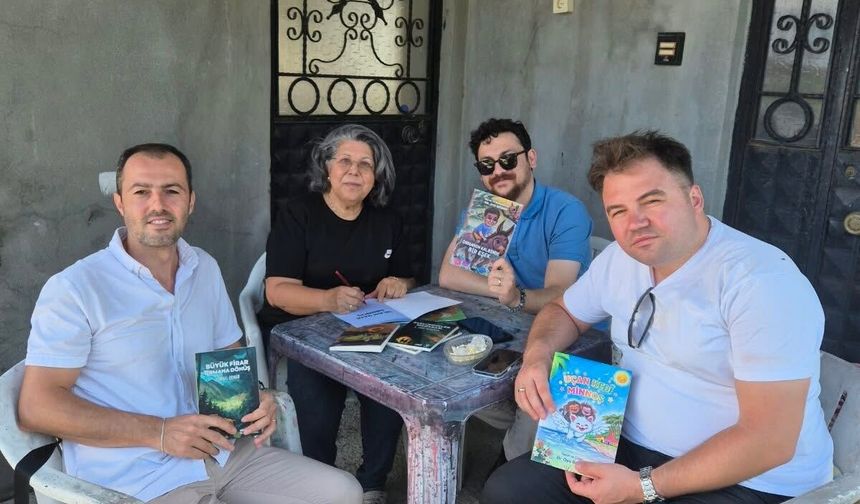 Kırklareli İl Halk Kütüphanesi’nden Yazar Oya Gönen’e Ziyaret