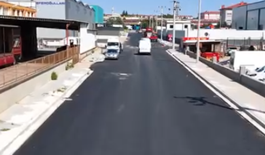 Ersan Sanayi Sitesi’nde Yollar Yenileniyor