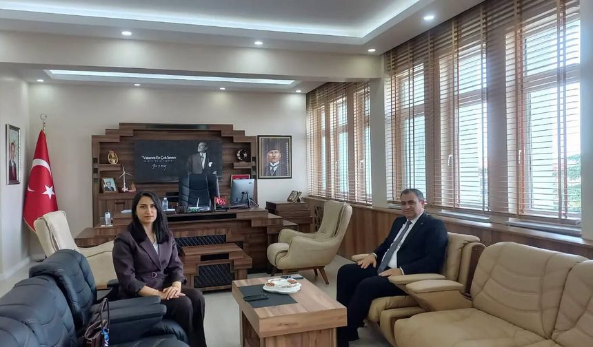 İl Müdürü Kumaş’tan Kaymakam Balaban’a Ziyaret