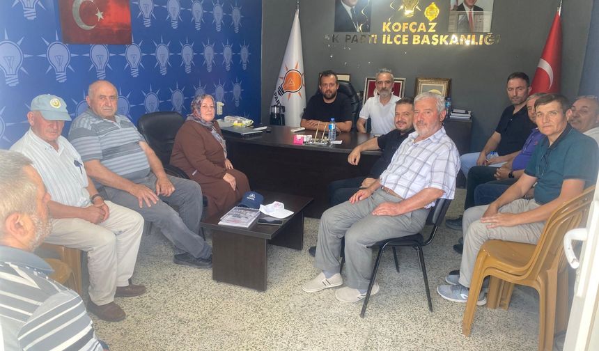 Başkan Dağtaş’tan Kofçaz İlçe Teşkilatına Ziyaret