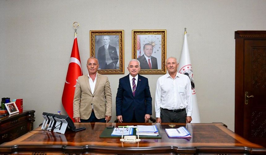 Vali Turan, Mutluer ve Özdil’i Kabul Etti