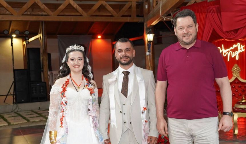 Başkan Talay, Sena ve Hilmi’nin Düğününe Katıldı