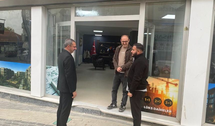 Kaymakam Özderin’den Pınarhisar Esnafına Ziyaret