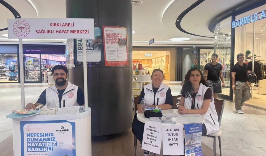 Kırklareli’nde Bağımlılıklara Karşı Farkındalık Standı