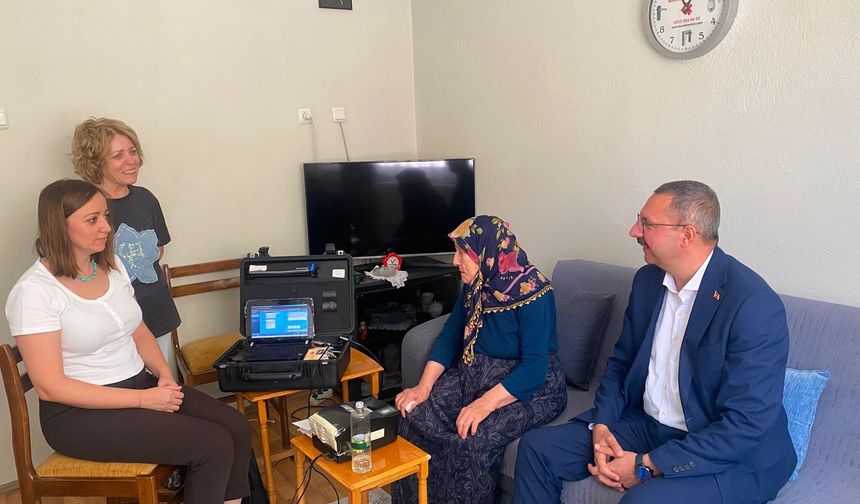 Pınarhisar’da 88 Yaşındaki Nermin Teyzeye Anlamlı Ziyaret