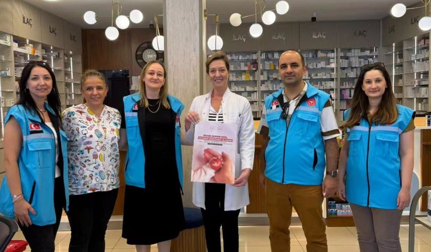 Kırklareli’nde Esnafa Sigara ve Sağlıklı Yaşam Bilgilendirmesi