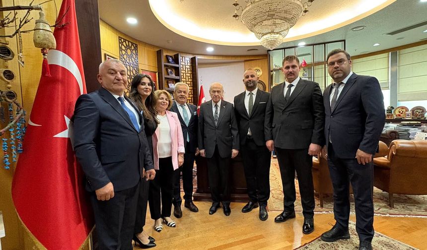 MHP Kırklareli Teşkilatı’ndan Bahçeli’ye Ziyaret