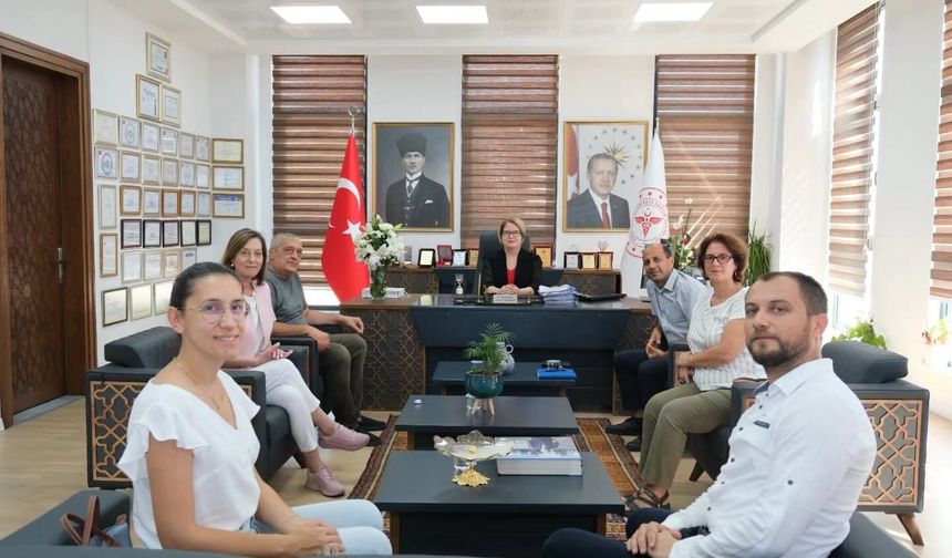 Kırklareli Eczacılar Odası’ndan İl Sağlık Müdürü Cerit’e Ziyaret