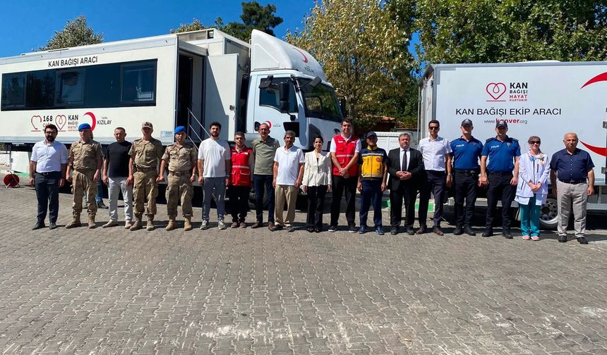 Kofçaz’da Kan Bağışı Kampanyasına Destek