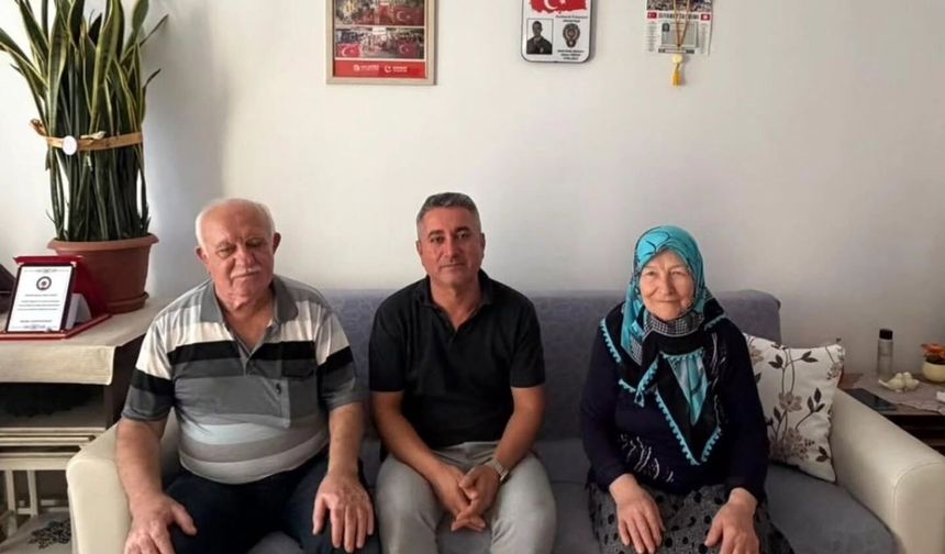 Şehit Bülent Özkan’ın Ailesi Ziyaret Edildi