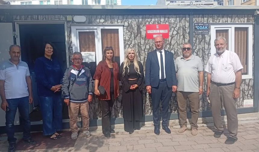 İYİ Parti’den Karacaibrahim Mahallesi’ne Ziyaret