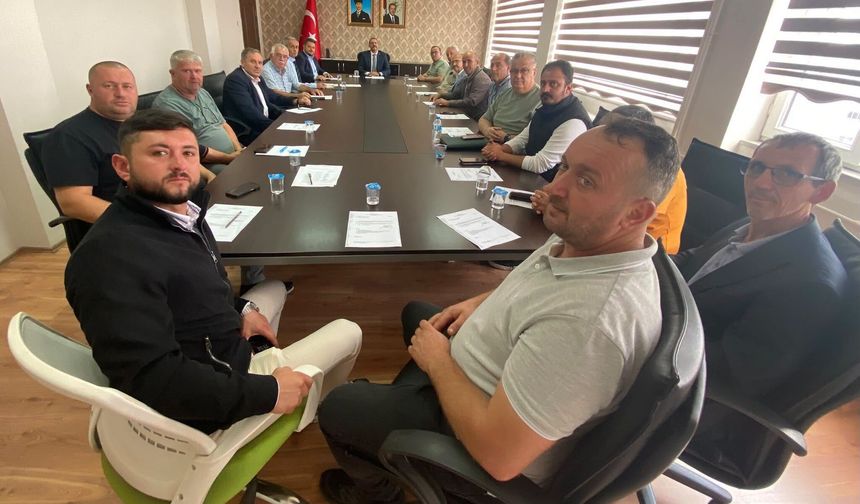 Pınarhisar’da Köylere Hizmet Götürme Birliği Toplandı