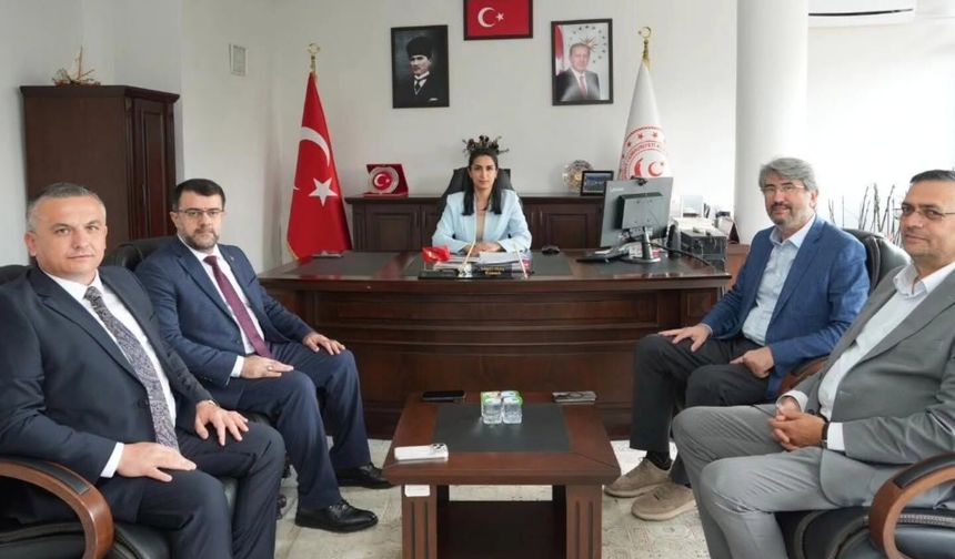 Öz Sağlık-İş Heyetinden İl Müdürü Kumaş’a Ziyaret