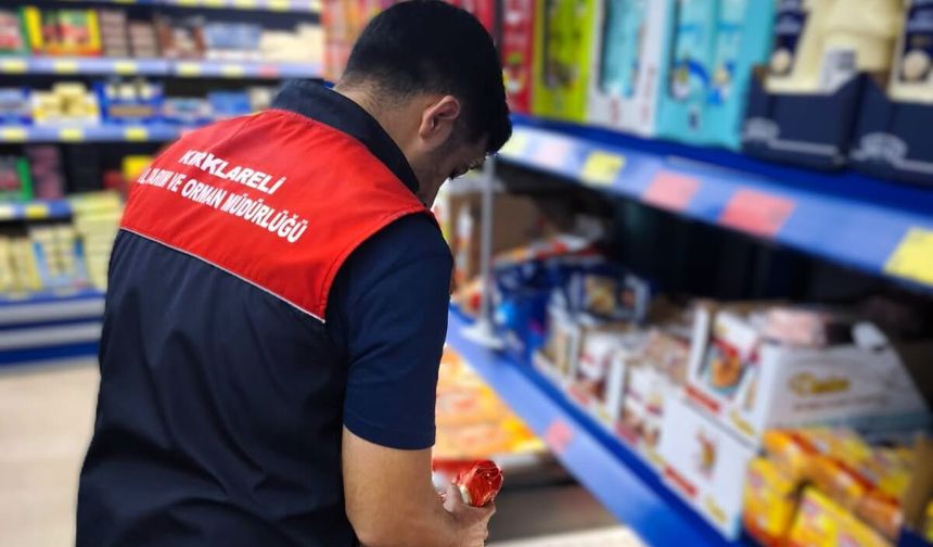 Pınarhisar’da Gıda İşletmelerine Yönelik Denetimler Sürüyor